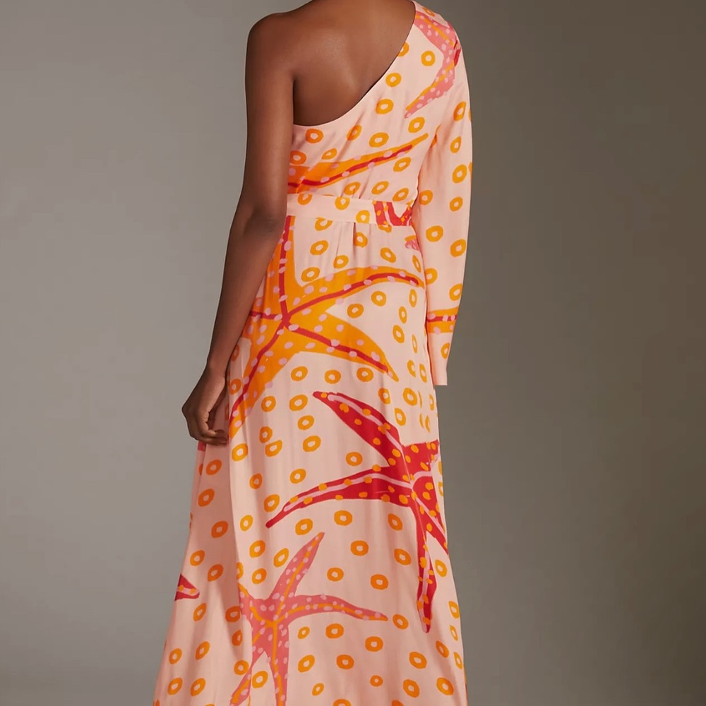 FARM Rio x Anthropologie one shoulder starfish maxi dress NWT - Picture 3 of 4